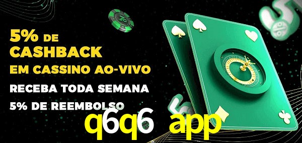 Promoções do cassino ao Vivo q6q6 app